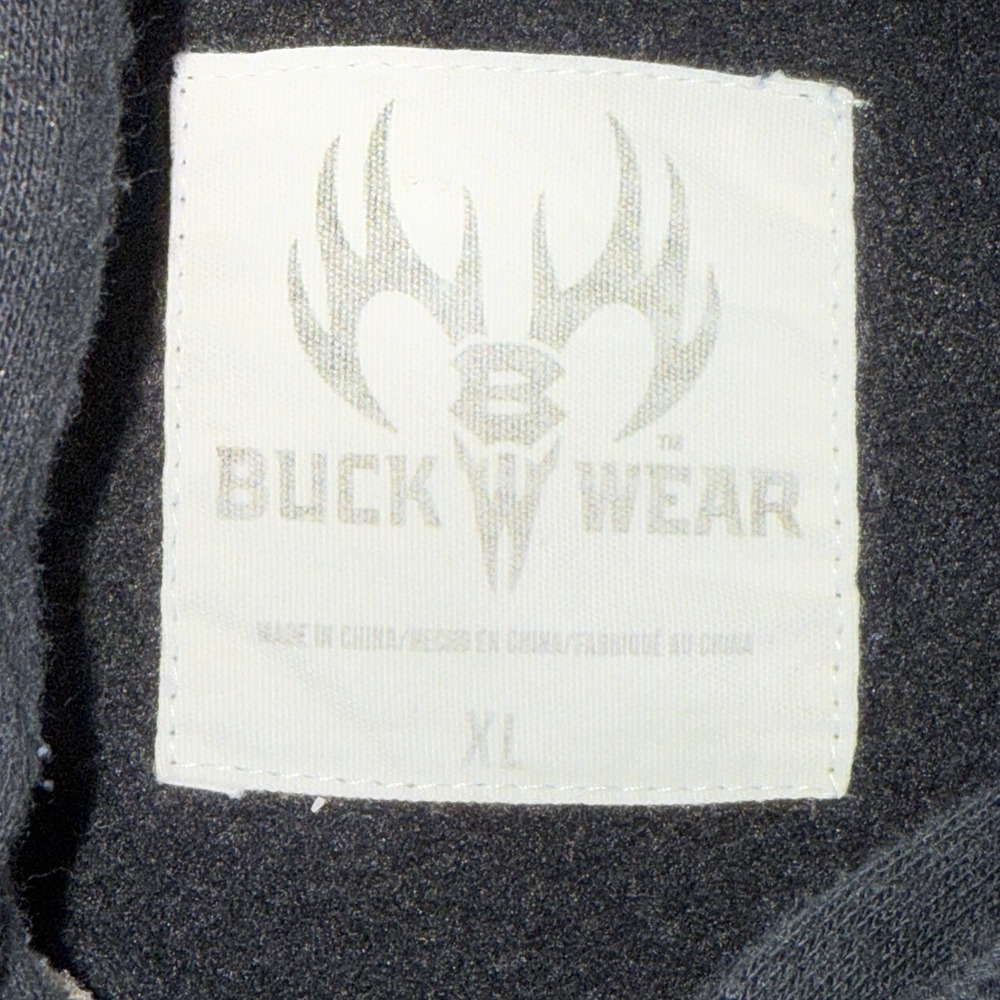 Buckwear Camo‎ Stars and Stripes Hoodie Men's Size XL Pullover Sweatshirt USA - Picture 4 of 9